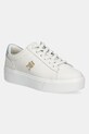 Tommy Hilfiger sneakers din piele PLATFORM COURT SNEAKER platformă alb FW0FW08464