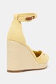 Boty Espadrilky Tommy Hilfiger FLAG HIGH WEDGE ESPAD CLOSED TOE FW0FW08494 žlutá
