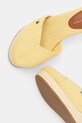 Espadrilky Tommy Hilfiger FLAG HIGH WEDGE ESPAD CLOSED TOE žlutá FW0FW08494