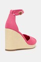 Cipők Tommy Hilfiger espadrilles FLAG HIGH WEDGE ESPAD CLOSED TOE FW0FW08494 rózsaszín