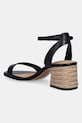 Boty Kožené sandály Tommy Hilfiger LEATHER ANKLE STRAP ESPAD SANDAL FW0FW08533 černá