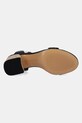 Δερμάτινα σανδάλια Tommy Hilfiger LEATHER ANKLE STRAP ESPAD SANDAL FW0FW08533 μαύρο