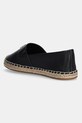 Boty Kožené espadrilky Tommy Hilfiger TH LOGO LEATHER ESPADRILLE FW0FW08540 černá