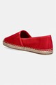 Boty Tommy Hilfiger espadrily dámské FLAG CANVAS ESPADRILLE FW0FW08541 červená