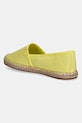 Obuwie Tommy Hilfiger espadryle damskie FLAG CANVAS ESPADRILLE FW0FW08541 zielony