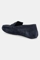 Obuwie Tommy Hilfiger mokasyny zamszowe FLAG SOFT SUEDE DRIVER LOAFER FW0FW08558 granatowy