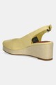 Обувь Сандалии Tommy Hilfiger FLAG MID WEDGE ESPAD SLINGBACK FW0FW08595 жёлтый