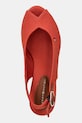 Tommy Hilfiger sandały FLAG MID WEDGE ESPAD SLINGBACK czerwony FW0FW08595