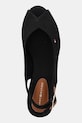 Сандалі Tommy Hilfiger FLAG MID WEDGE ESPAD SLINGBACK чорний FW0FW08595