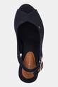 Сандалі Tommy Hilfiger FLAG HIGH WEDGE ESPAD SLINGBACK темно-синій FW0FW08597