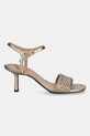 Σανδάλια Tommy Hilfiger METALLIC LTHR KITTEN SANDAL FW0FW08611 χρυσαφί SS25