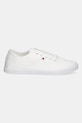 Tenisky Tommy Hilfiger CANVAS LACE UP SNEAKER FW0FW08641 biela SS25