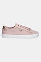 Πάνινα παπούτσια Tommy Hilfiger VULC CANVAS LACE UP SNEAKER FW0FW08647 ροζ SS25