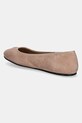 Взуття Замшеві балетки Tommy Hilfiger TH HARDWARE SUEDE BALLERINA FW0FW08655 бежевий