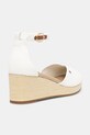 Obuća Espadrile Tommy Hilfiger FLAG CLOSED TOE MID WEDGE ESPAD FW0FW08657 bijela