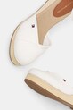 Εσπαντρίγιες Tommy Hilfiger FLAG CLOSED TOE MID WEDGE ESPAD λευκό FW0FW08657