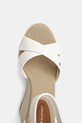 Tommy Hilfiger sandale FLAG HIGH WEDGE ESPAD CRISSCROSS alb FW0FW08661