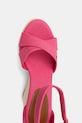 Sandály Tommy Hilfiger FLAG HIGH WEDGE ESPAD CRISSCROSS FW0FW08661 růžová