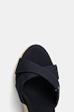 Σανδάλια Tommy Hilfiger FLAG HIGH WEDGE ESPAD CRISSCROSS σκούρο μπλε FW0FW08661