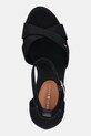 Sandale Tommy Hilfiger FLAG HIGH WEDGE ESPAD CRISSCROSS crna FW0FW08661