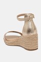 Обувки Кожени сандали Tommy Hilfiger TH METALLIC MID WEDGE ESPADRILLE FW0FW08663 злато