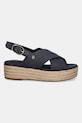 Сандалі Tommy Hilfiger DENIM ESPADRILLE PLATFORM SANDAL FW0FW08669 темно-синій SS25