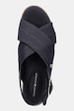 Сандалі Tommy Hilfiger DENIM ESPADRILLE PLATFORM SANDAL темно-синій FW0FW08669