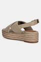 Взуття Сандалі Tommy Hilfiger DENIM ESPADRILLE PLATFORM SANDAL FW0FW08669 бежевий