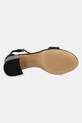 Tommy Hilfiger sandały skórzane LEATHER ANKLE STRAP HEEL SANDAL FW0FW08673 czarny