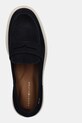 Tommy Hilfiger mokasyny nubukowe FLAG SOFT NUBUCK LOAFER granatowy FW0FW08679