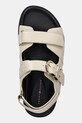 Кожени сандали Tommy Hilfiger LEATHER SPORTY SANDAL бежов FW0FW08799