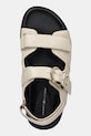 Kožené sandále Tommy Hilfiger LEATHER SPORTY SANDAL béžová FW0FW08799
