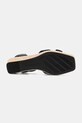 Kožne sandale Tommy Hilfiger LEATHER & SUEDE MID WEDGE ESPAD FW0FW08804 crna