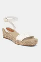 Tommy Hilfiger sandały TOMMY HILFIGER ESPAD MID WEDGE tekstylny biały FW0FW08805