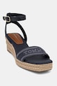 Сандалии Tommy Hilfiger TOMMY HILFIGER ESPAD MID WEDGE кожа тёмно-синий FW0FW08805