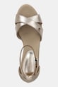 Tommy Hilfiger sandały FLAG METALLIC MID WEDGE ESPAD złoty FW0FW08810