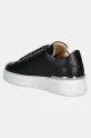 Încălțăminte Philipp Plein sneakers din piele Nappa Lo-Top Hexagon USC0670.PLE010N.02 negru