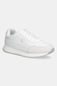 Tenisky Calvin Klein Jeans RETRO RUNNER LOW LACEUP CANVAS semišová koža biela YW0YW01888