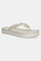 Žabky Calvin Klein Jeans BEACH SANDAL FLATFORM TPU platforma béžová YW0YW01830