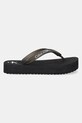 Вьетнамки Calvin Klein Jeans BEACH SANDAL FLATFORM TPU YW0YW01830 чёрный SS25