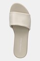 Чехли Calvin Klein Jeans FLATFORM SANDAL SLIDE IN NYLON бежов YW0YW01791