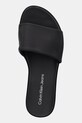 Шлепанцы Calvin Klein Jeans FLATFORM SANDAL SLIDE IN NYLON чёрный YW0YW01791