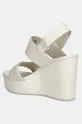 Obuwie Calvin Klein Jeans sandały WEDGE SANDAL WEBBING IN YW0YW01790 beżowy