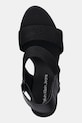 Calvin Klein Jeans szandál WEDGE SANDAL WEBBING IN fekete YW0YW01790