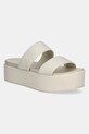 Calvin Klein Jeans ciabatte slide FLATFORM SANDAL WEBBING IN platform beige YW0YW01789