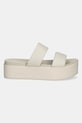 Шльопанці Calvin Klein Jeans FLATFORM SANDAL WEBBING IN YW0YW01789 бежевий SS25