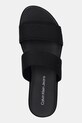 Чехли Calvin Klein Jeans FLATFORM SANDAL WEBBING IN черен YW0YW01789