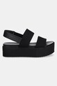 Сандали Calvin Klein Jeans FLATFORM SANDAL SLING IN YW0YW01788 черен SS25