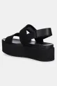 Încălțăminte Calvin Klein Jeans sandale FLATFORM SANDAL SLING IN YW0YW01788 negru