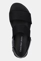 Сандали Calvin Klein Jeans FLATFORM SANDAL SLING IN черен YW0YW01788
